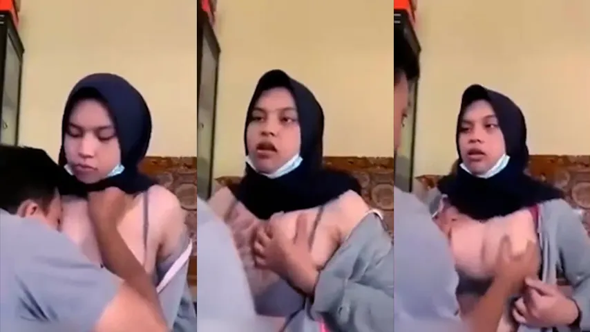 Minta Nyusu ke Ayang Hijab